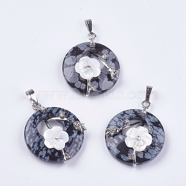 Natural & Synthetic Mixed Stone Pendants(G-F546-A)-2