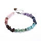 Chakra Jewelry Natural & Synthetic Gemstone Chip Anklets(X-AJEW-AN00269)-1