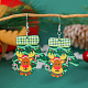 Christmas Gloves Acrylic DIY Dangle Earrings(AR6870-1)-1