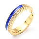 Adjustable Real 18K Gold Plated Brass Enamel Finger Rings(RJEW-L071-23G)-3