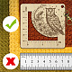 Wooden Square Frame Crochet Ruler(DIY-WH0536-007)-3