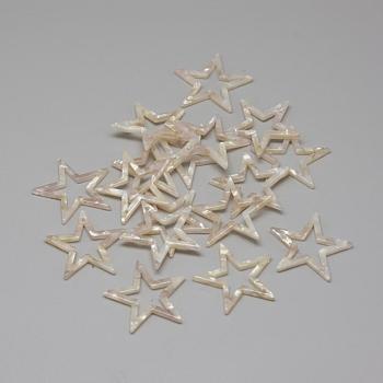 Cellulose Acetate(Resin) Pendants, Star, Lilac, 29x29.5x2.5mm, Hole: 1.5mm