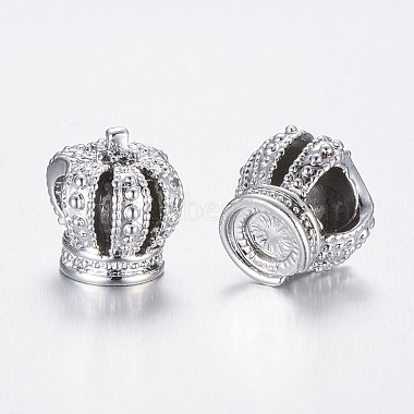 12mm Crown Alloy Beads