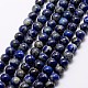Chapelets de perles en lapis-lazuli naturel(X-G-A163-07-6mm)-1