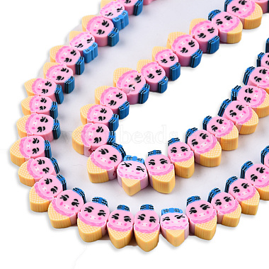Handmade Polymer Clay Beads Strands(CLAY-N008-071-B01)-3