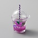 光るプラスチックカップのペンダント(KY-WH0045-42F)-1