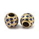 Brass Enamel European Beads(FIND-E044-15G-02)-2