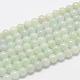 Natural Myanmar Jade/Burmese Jade Beads Strands(G-F306-13-6mm)-1