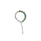 браслет из натурального зеленого авантюрина с круглыми бусинами(NC1314-17)-1