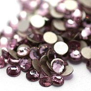 Glass Flat Back Rhinestone, Grade A, Back Plated, Faceted, Half Round, Light Amethyst, 3~3.2mm, about 1440pcs/bag(RGLA-C002-SS12-212)