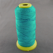 Nylon Sewing Thread, Dark Turquoise, 0.6mm, about 500m/roll(NWIR-Q005A-38)