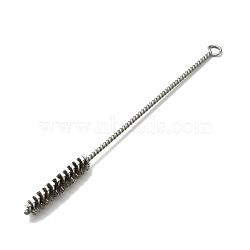 201 Stainless Steel Finger Ring Rust Removing Brushes, Tube Cleaning Brush, Stainless Steel Color, 30.5x1.65cm(TOOL-D057-13P)