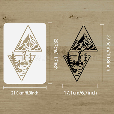 Plastic Drawing Painting Stencils Templates(DIY-WH0396-415)-2