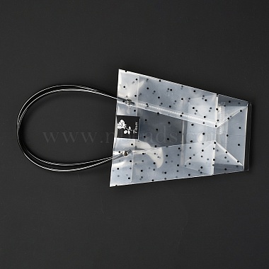 Transparent PVC Gift Bag with Handle(ABAG-A004-01B)-3