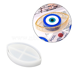 DIY Evil Eye Cup Mat Box Silicone Molds, Resin Casting Molds, Clay Craft Mold Tools, Horse Eye, White, 175x111x39mm, Inner Diameter: 170x103mm(DIY-A020-02)