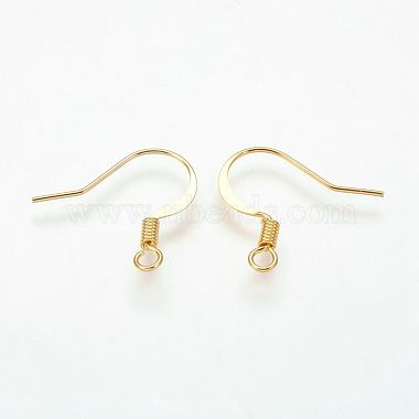 Brass French Earring Hooks(X-KK-Q366-G-NF)-2