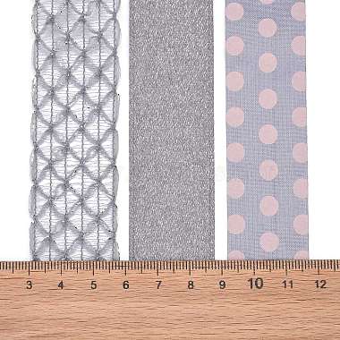 9 Yards 3 Styles Polyester Ribbon(SRIB-A014-G05)-2