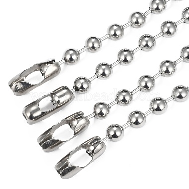 304 Stainless Steel Ball Chain Bracelets(X-BJEW-G618-03P)-3