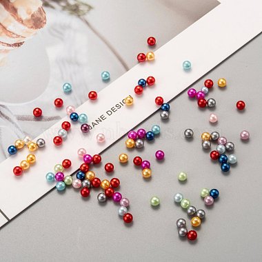 Imitation Pearl Acrylic Beads(OACR-S011-5mm-M)-5