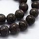 Natural Snowflake Obsidian Beads Strands(G-I199-01-12mm)-3