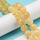 Natural Honey Calcite Beads Strands(G-R494-A05-04)-4