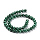 Brins de perles naturelles de malachite(G-O152-47-8mm-A)-2