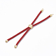 Nylon Twisted Cord Armband machen(MAK-T003-07G)-2