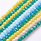 Electroplate Glass Beads Strands(EGLA-R018-4mm-M)-1