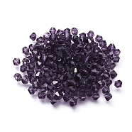 Imitation Austrian Crystal Beads, Grade AAA, Faceted, Bicone, DarkSlate Blue, 3x3mm, Hole: 0.7~0.9mm(SWAR-F022-3x3mm-277A)