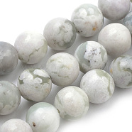 Natural Peace Jade Beads Strands, Round, 8mm, Hole: 1mm, about 47pcs/strand, 15.7 inch(X-G-S259-25-8mm)