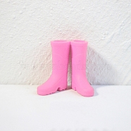 Resin Rain Boots Model, Micro Landscape Dollhouse Accessories, Pretending Prop Decorations, Pearl Pink, 34x27x9mm, Inner Diameter: 13mm(PW-WG36395-07)