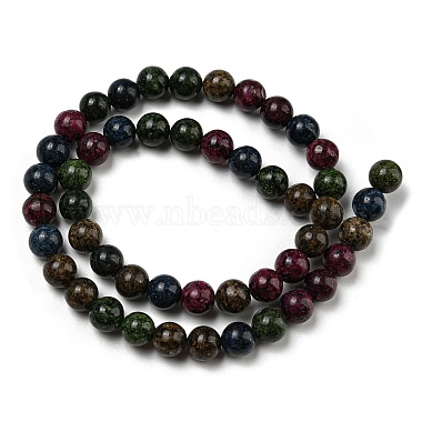 Natural Larvikite Beads Strands(G-E443-A41)-2