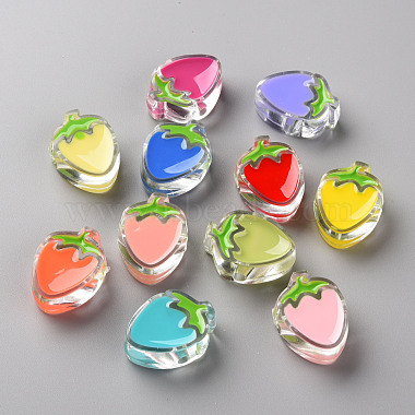 Mixed Color Fruit Acrylic Beads