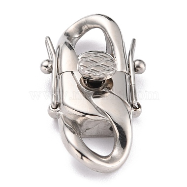 Stainless Steel Color 304 Stainless Steel Clasps