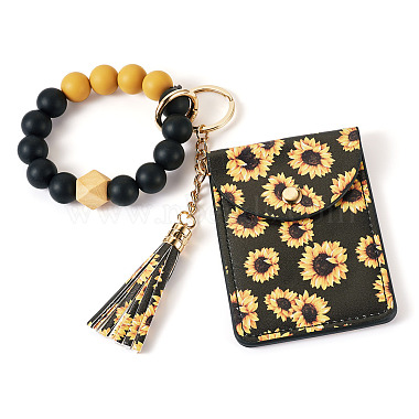 Silicone Beads Keychain(KEYC-TAC00017)-3