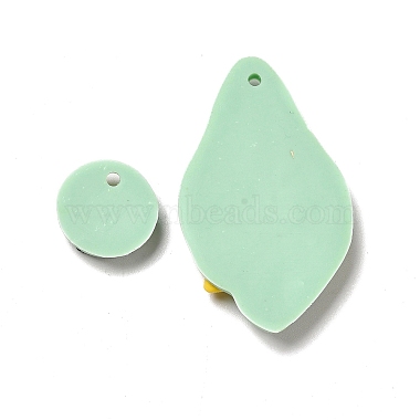 Handmade Polymer Clay Pendants Sets(CLAY-B003-13)-2