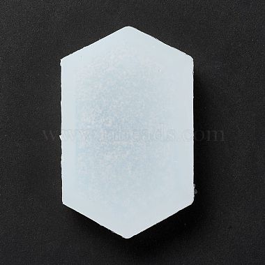 Imitation Embedded Rhinestone Hexagon Pendant Silicone Molds(DIY-I090-10)-4