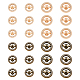 24Pcs 4 Style 1-Hole Alloy Rhinestone Shank Buttons(BUTT-OC0001-34)-1