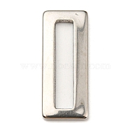 304 Stainless Steel Linking Rings, Rectangle, Stainless Steel Color, 20x8x1.5mm, Inner Diameter: 16x3mm(STAS-L270-06P)