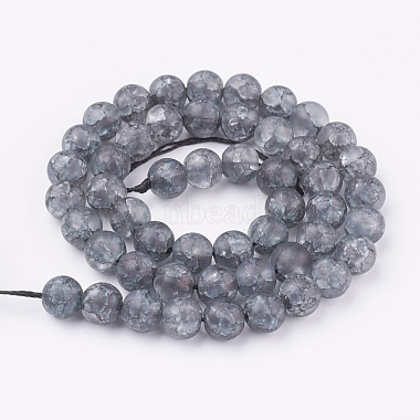Chapelets de perles en quartz craquelé synthétique(X-CCG-K002-8mm-08)-2