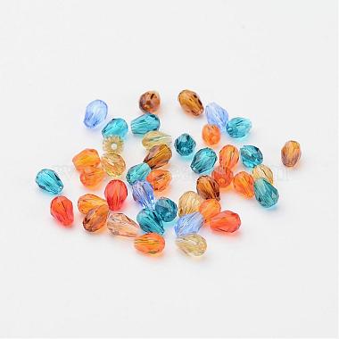 Perles en verre transparentes(X-GLAA-Q042-M01)-2