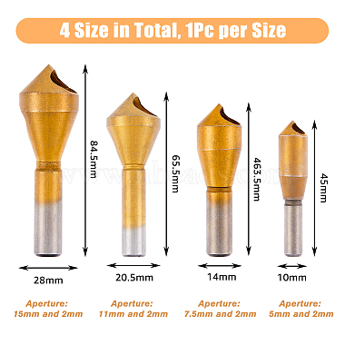 Steel Countersink Drill Bits(TOOL-WH0125-90)-2