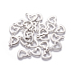 304 Stainless Steel Open Heart Charms(X-STAS-L234-087P)-1