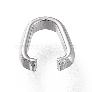 304 Stainless Steel Quick Link Connectors, Linking Rings, Oval, Stainless Steel Color, 7x6x2mm(STAS-K194-32P-05)