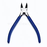 Steel Jewelry Pliers, Side Cutting Pliers, Side Cutter, Blue, 150x115x10mm(PT-R012-01)