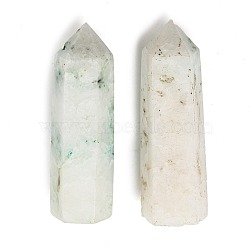 Natural Chrysocolla Home Decorations, Display Decoration, Healing Stone Wands, for Reiki Chakra Meditation Therapy Decos, Hexagon Prism, 51~65x16~18x15~20mm(G-A217-09)
