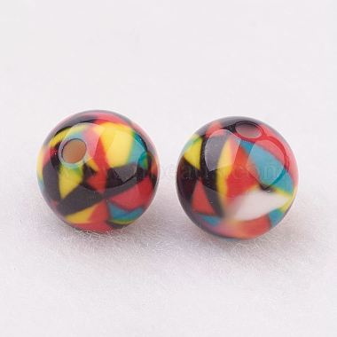 Perles en résine peintes par pulvérisation(GLAA-F049-A03)-2