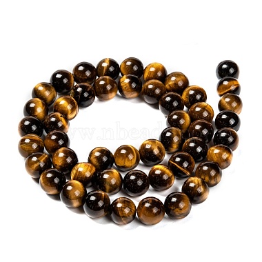 Natural Tiger Eye Beads Strands(X-G-J303-11-8mm)-2