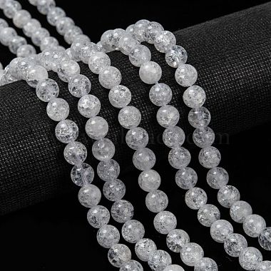 Chapelets de perles en quartz naturel craquelé(X-G-D840-01-8mm)-4