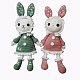 Kit de crochet de poupée de lapin bricolage(DIY-I053-04)-1